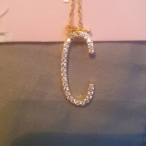 Intial C costume jewelry necklace